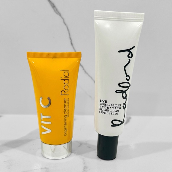 Skincare Travel Night Day Eye Face Cream Serum Cleanser Variety Set with Pouch - Picture 4 of 10